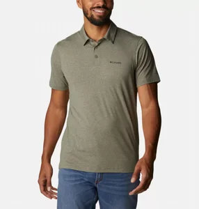 פולו TECH TRAIL POLO stone green קולומביה Columbia פולו TECH TRAIL POLO stone green קולומביה Columbia
