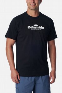 חולצת טי קצר CSC SEASONAL LOGO T M black/peaks קולומביה Columbia חולצת טי קצר CSC SEASONAL LOGO T M black/peaks קולומביה Columbia