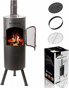 תנור גינה BonFeu BonGiano LP Black תנור גינה BonFeu BonGiano LP Black