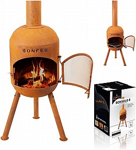 תנור גינה BonFeu BonSolo Rust תנור גינה BonFeu BonSolo Rust