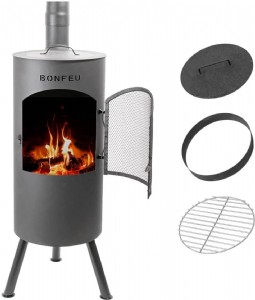 תנור גינה BonFeu BonTino LP Black תנור גינה BonFeu BonTino LP Black