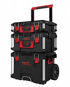סט 3 ארגזי כלים ניידת MILWAUKEE סט 3 ארגזי כלים ניידת MILWAUKEE