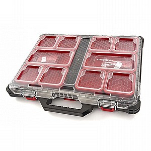 ארגז כלים אורגנייזר PACKOUT Slim 50x42x6.5 ס"מ מילווקי Milwaukee ארגז כלים אורגנייזר PACKOUT Slim 50x42x6.5 ס"מ מילווקי Milwaukee