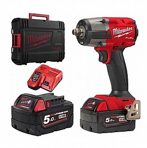 מפתח רטיטה "½ נטען 18v הינע "1/2 745Nm מילווקי Milwaukee מפתח רטיטה "½ נטען 18v הינע "1/2 745Nm מילווקי Milwaukee