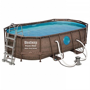 בריכה אובלית BESTWAY 397x230x100 בריכה אובלית BESTWAY 397x230x100