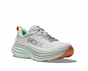 HOKA Bondi 8 - נעלי ספורט נשים הוקה בונדי 8 בצבע אפור/כתום HOKA Bondi 8 - נעלי ספורט נשים הוקה בונדי 8 בצבע אפור/כתום