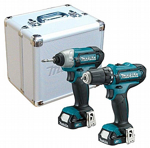 סט מברגות אימפקט + מקדחה + שתי סוללות ומטען MAKITA CLX224SX 18V סט מברגות אימפקט + מקדחה + שתי סוללות ומטען MAKITA CLX224SX 18V