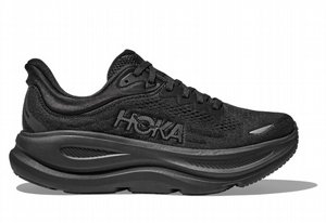 HOKA BONDI WIDE 9 - נעלי ספורט גברים הוקה 9 רחבות בצבע שחור HOKA BONDI WIDE 9 - נעלי ספורט גברים הוקה 9 רחבות בצבע שחור