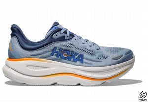 HOKA BONDI WIDE 9 - נעלי ספורט גברים הוקה 9 רחבות בצבע תכלת HOKA BONDI WIDE 9 - נעלי ספורט גברים הוקה 9 רחבות בצבע תכלת