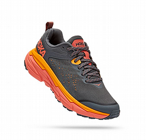 Hoka Challenger 6 - נעלי ספורט גברים הוקה צ'אלנג'ר 6 בצבע אפור/ורוד/כתום Hoka Challenger 6 - נעלי ספורט גברים הוקה צ'אלנג'ר 6 בצבע אפור/ורוד/כתום